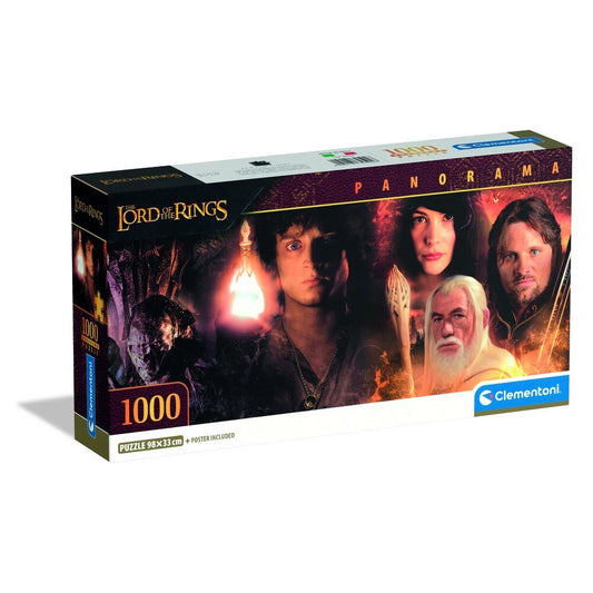 Puzzle panorámico Clementoni de El Señor de los Anillos de 1000 piezas