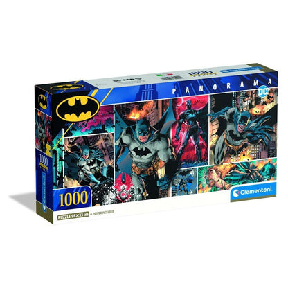 Puzzle panorámico de Batman DC Comics Clementoni de 1000 piezas