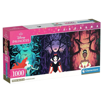 Puzzle panorámico Clementoni de Princesas Disney de 1000 piezas