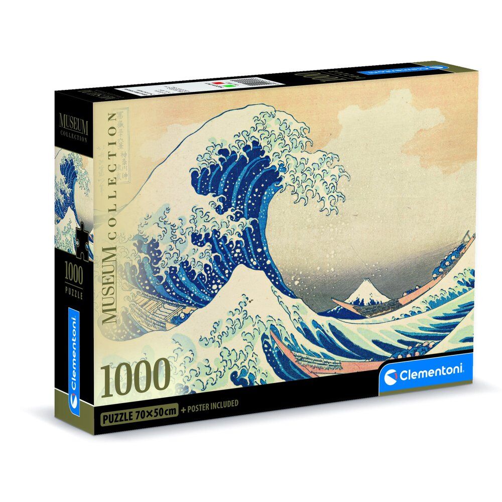 Caja del puzzle Clementoni The Great Wave de 1000 piezas