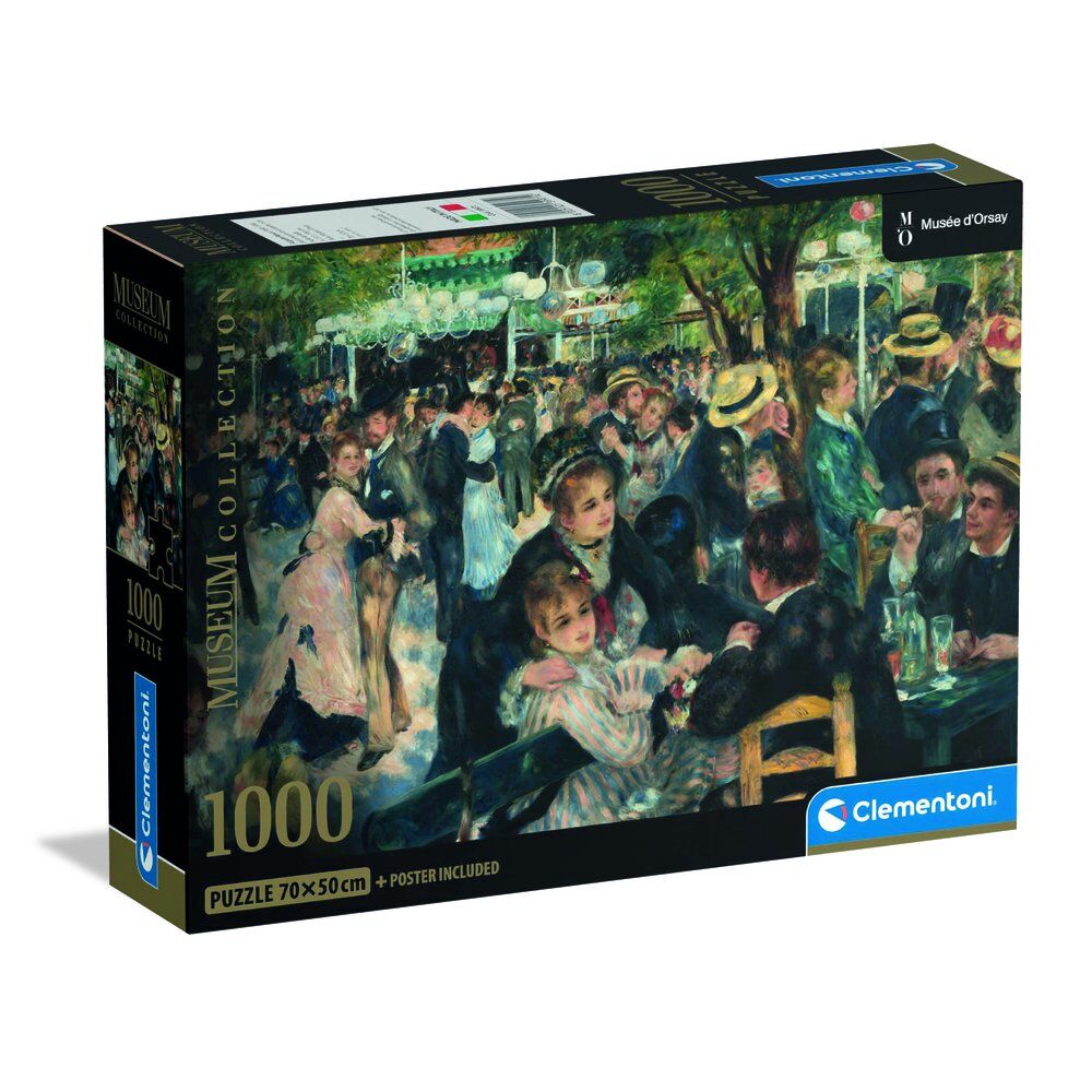 Puzzle Clementoni de 1000 piezas con Bal du Moulin de la Galette de Renoir