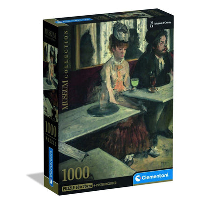 Puzzle Clementoni de 1000 piezas con escena de café de Degas