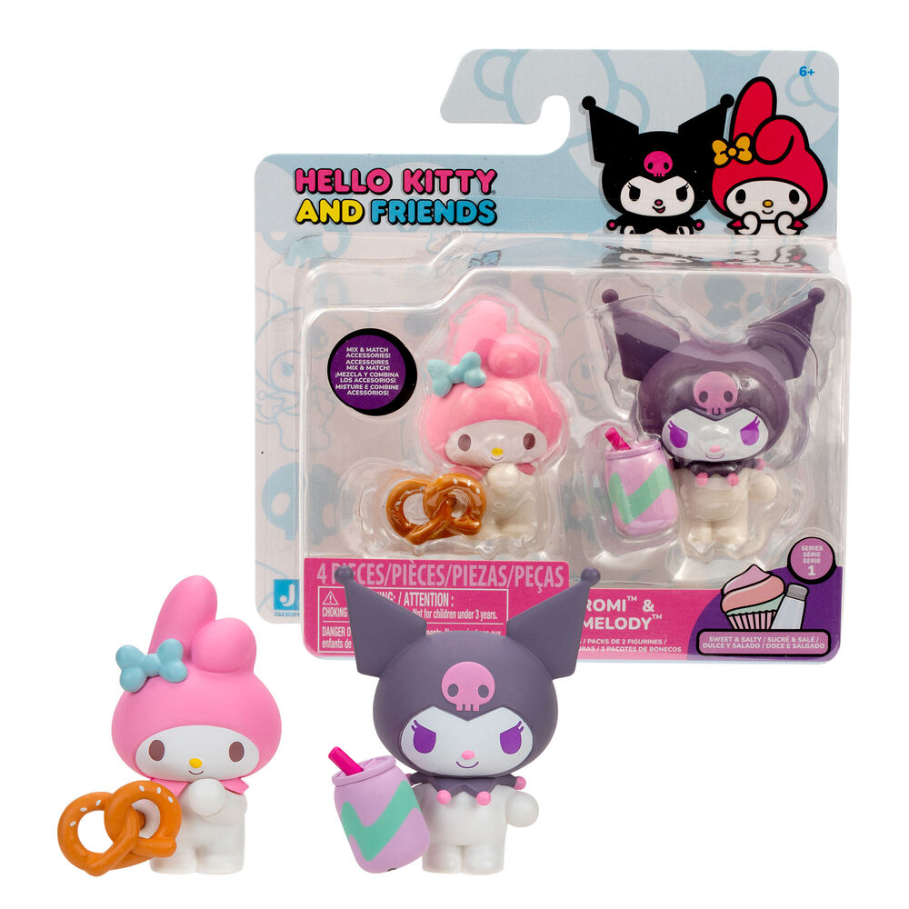 Blíster surtido FAMOSA con dos figuras de Hello Kitty y Friends de 5 cm - 3