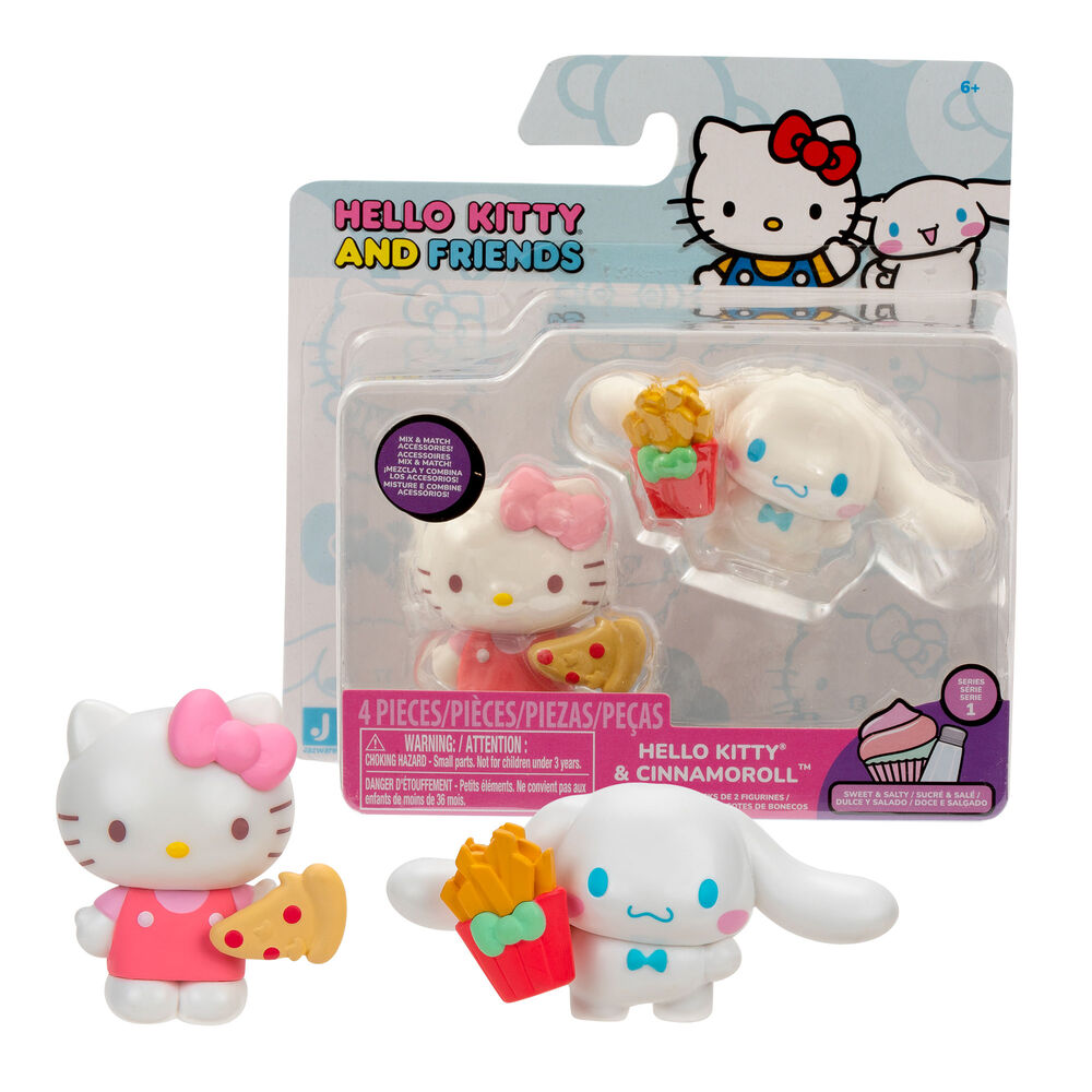 Blíster surtido FAMOSA con dos figuras de Hello Kitty y Friends de 5 cm - 4