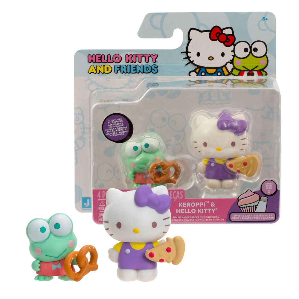 Blíster surtido FAMOSA con dos figuras de Hello Kitty y Friends de 5 cm - 5