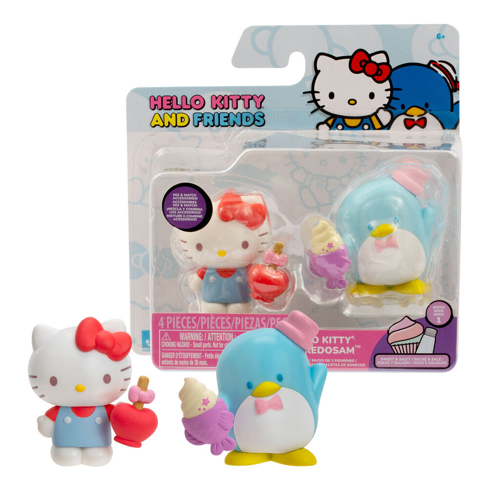 Blíster surtido FAMOSA con dos figuras de Hello Kitty y Friends de 5 cm - 8