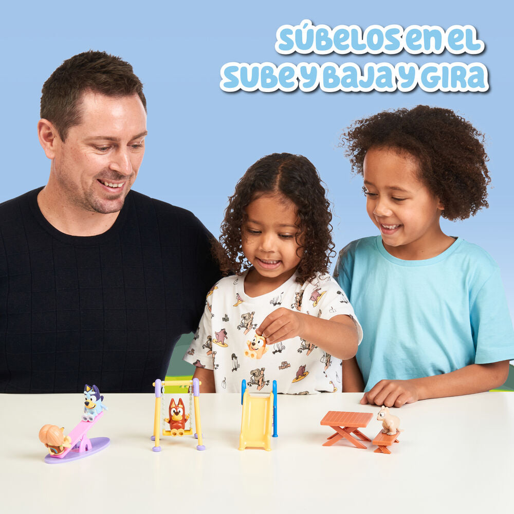 Playset Bluey de FAMOSA con figuras, columpio, tobogán y balancín - 7