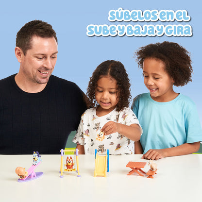 Playset Bluey de FAMOSA con figuras, columpio, tobogán y balancín - 7
