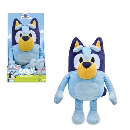 Peluche parlante de Bluey de 25 cm en tonos azules