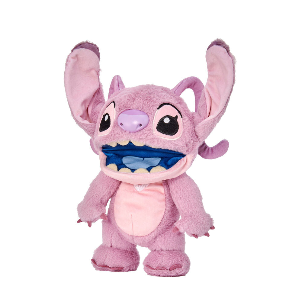 Peluche electrónico rosa Angel Stitch Disney de FAMOSA - 3
