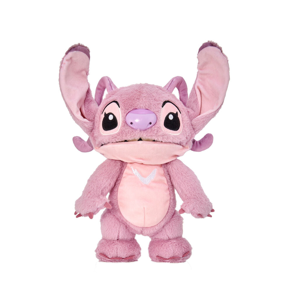 Peluche electrónico rosa Angel Stitch Disney de FAMOSA - 4