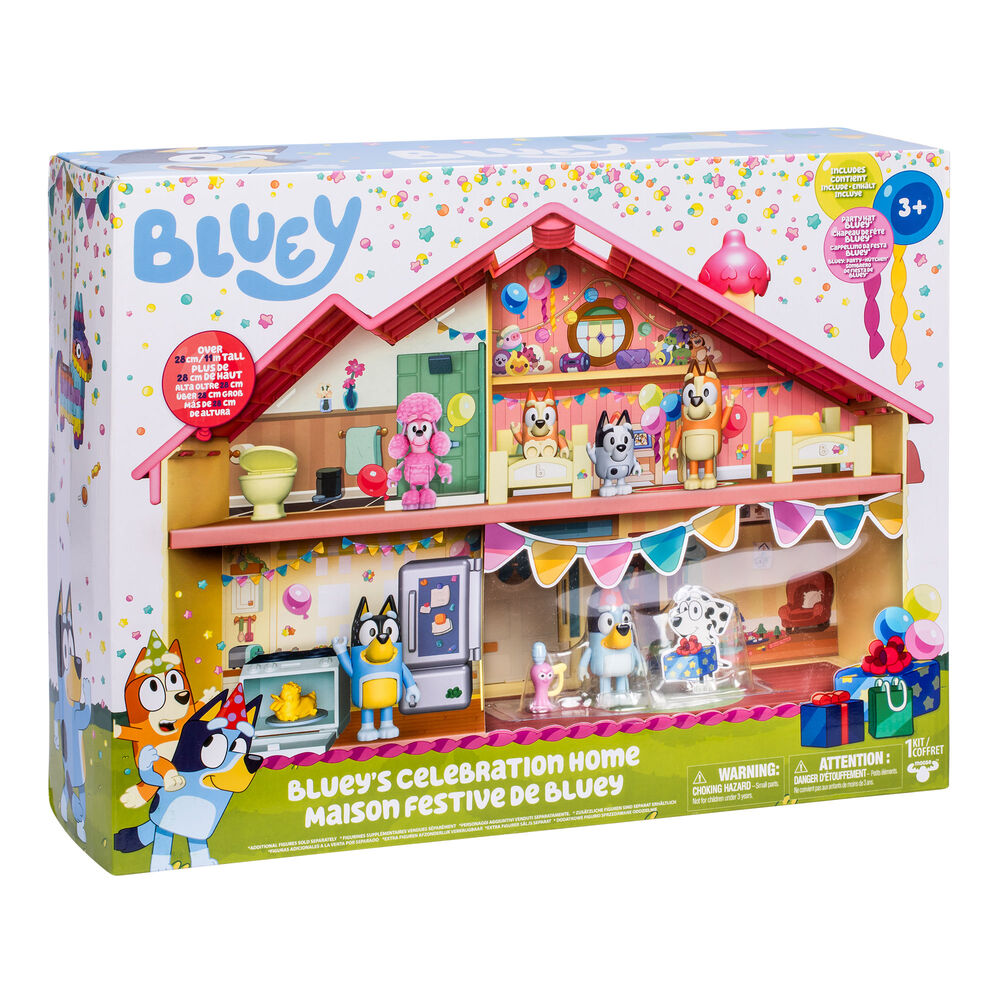 Casa de celebración de Bluey FAMOSA con figura y accesorios de fiesta - 4