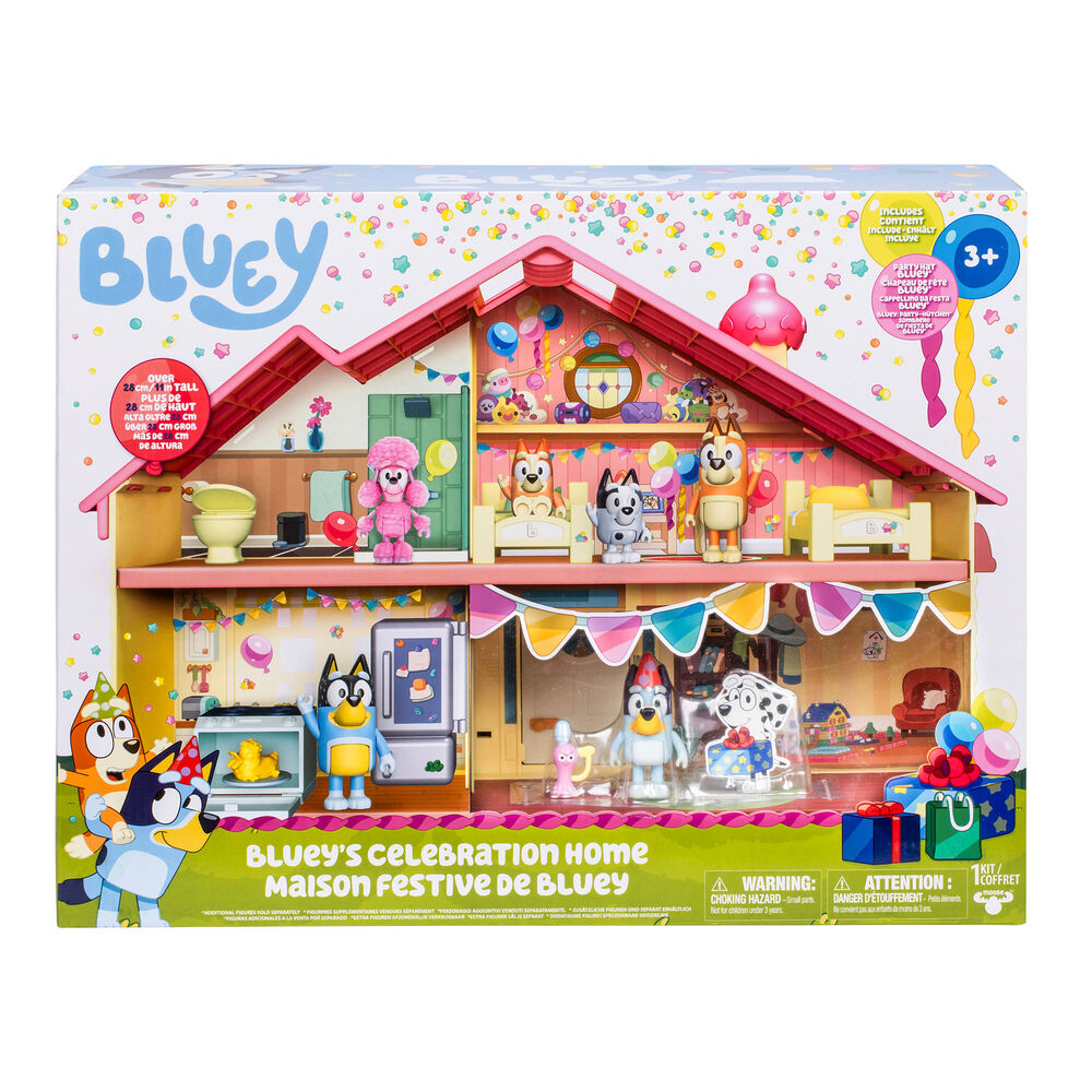 Casa de celebración de Bluey FAMOSA con figura y accesorios de fiesta - 5