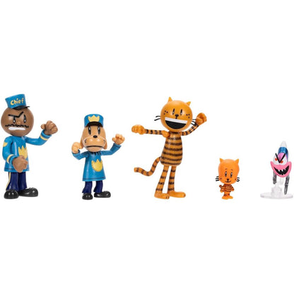 Pack de cinco figuras de Policán de 6 cm - 5