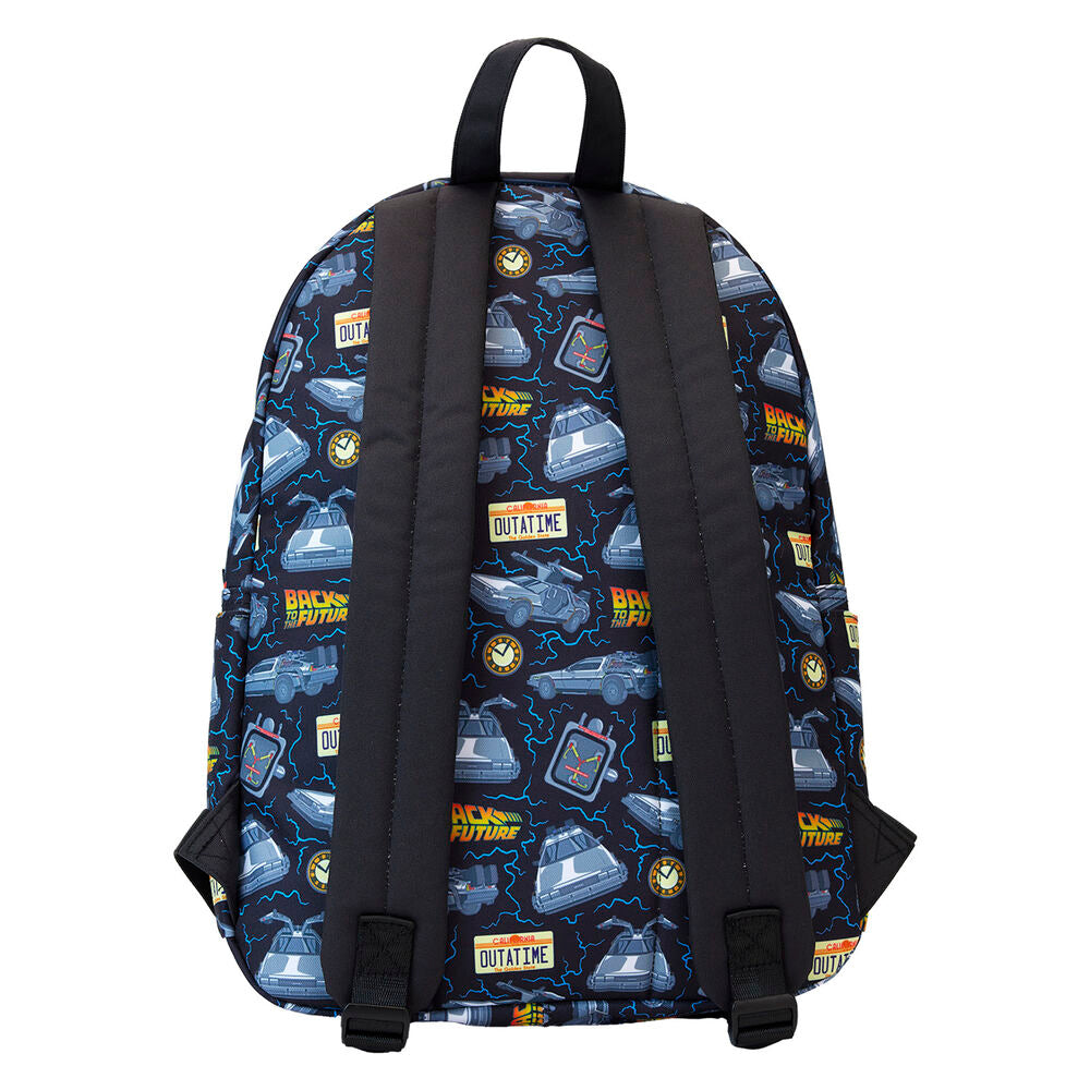 Mochila Loungefly de nylon de Regreso al Futuro con estampado del DeLorean - 2