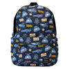 Mochila Loungefly de nylon de Regreso al Futuro con estampado del DeLorean