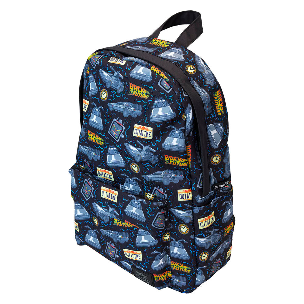 Mochila Loungefly de nylon de Regreso al Futuro con estampado del DeLorean - 3