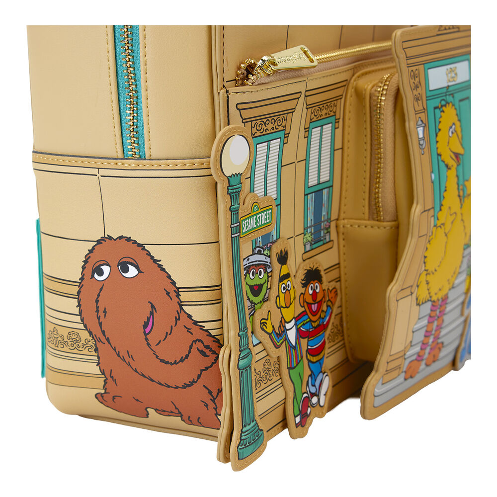 Mochila Loungefly de Barrio Sésamo con personajes de Sesame Street - 4