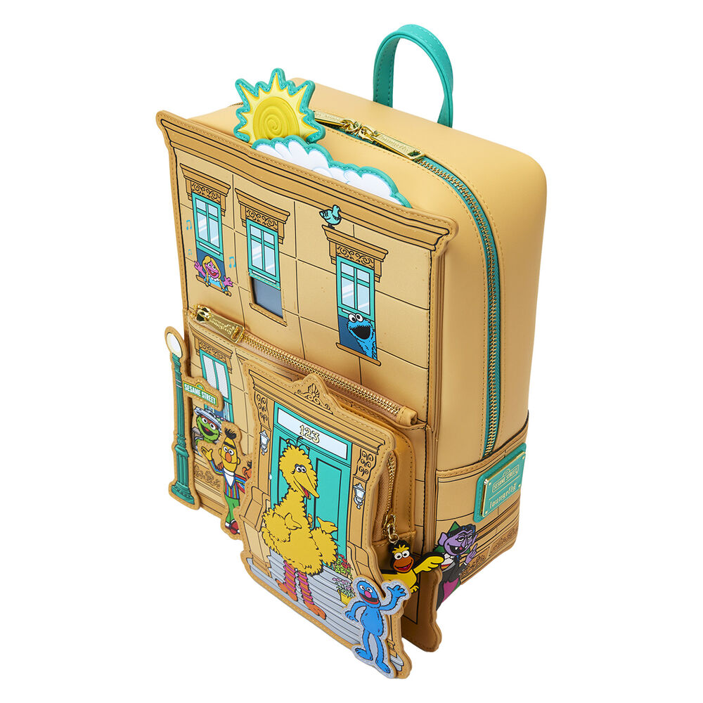 Mochila Loungefly de Barrio Sésamo con personajes de Sesame Street - 2