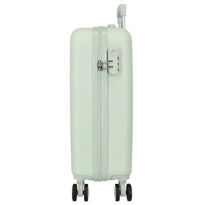 Maleta trolley verde menta de Stitch Disney con cuatro ruedas - 2
