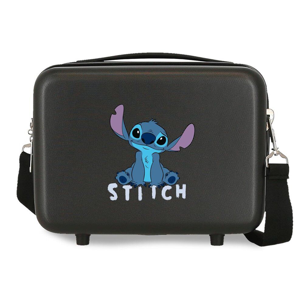Neceser ABS negro Disney Stitch con bandolera