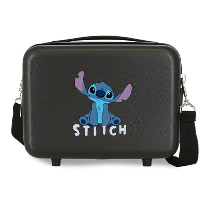 Neceser ABS negro Disney Stitch con bandolera