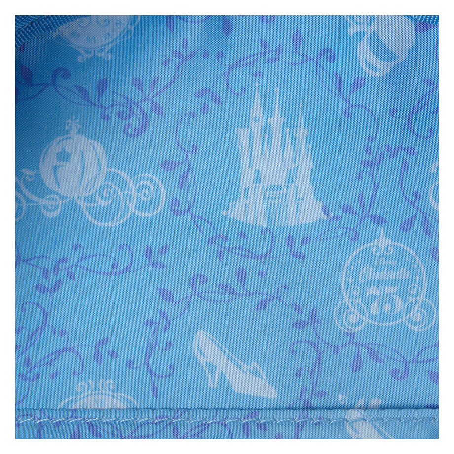 Mochila Loungefly azul de La Cenicienta Disney con diseño lenticular - 7