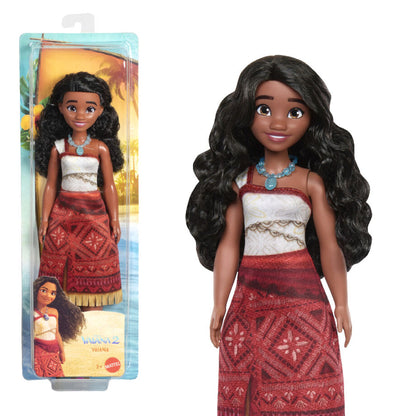 Muñeca Vaiana de Disney Vaiana 2 con vestido rojo y accesorios
