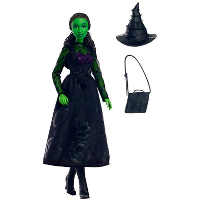 Muñeca Elphaba Thropp de Wicked con sombrero negro y vestido - 2