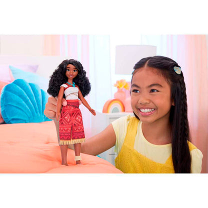 Muñeca Vaiana de Disney Vaiana 2 con vestido rojo y accesorios - 3