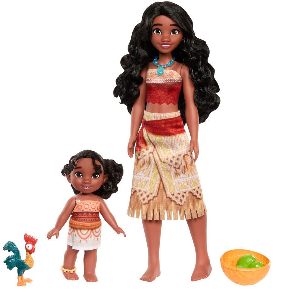 Set de muñecas Vaiana y Simea con Heihei y accesorios - 3