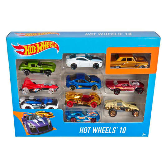 Blíster Hot Wheels con 10 coches a escala 1:64 - 3