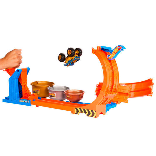 Pista Hot Wheels Monster Trucks Trofeo del Desafío Bigfoot con vehículo - 3