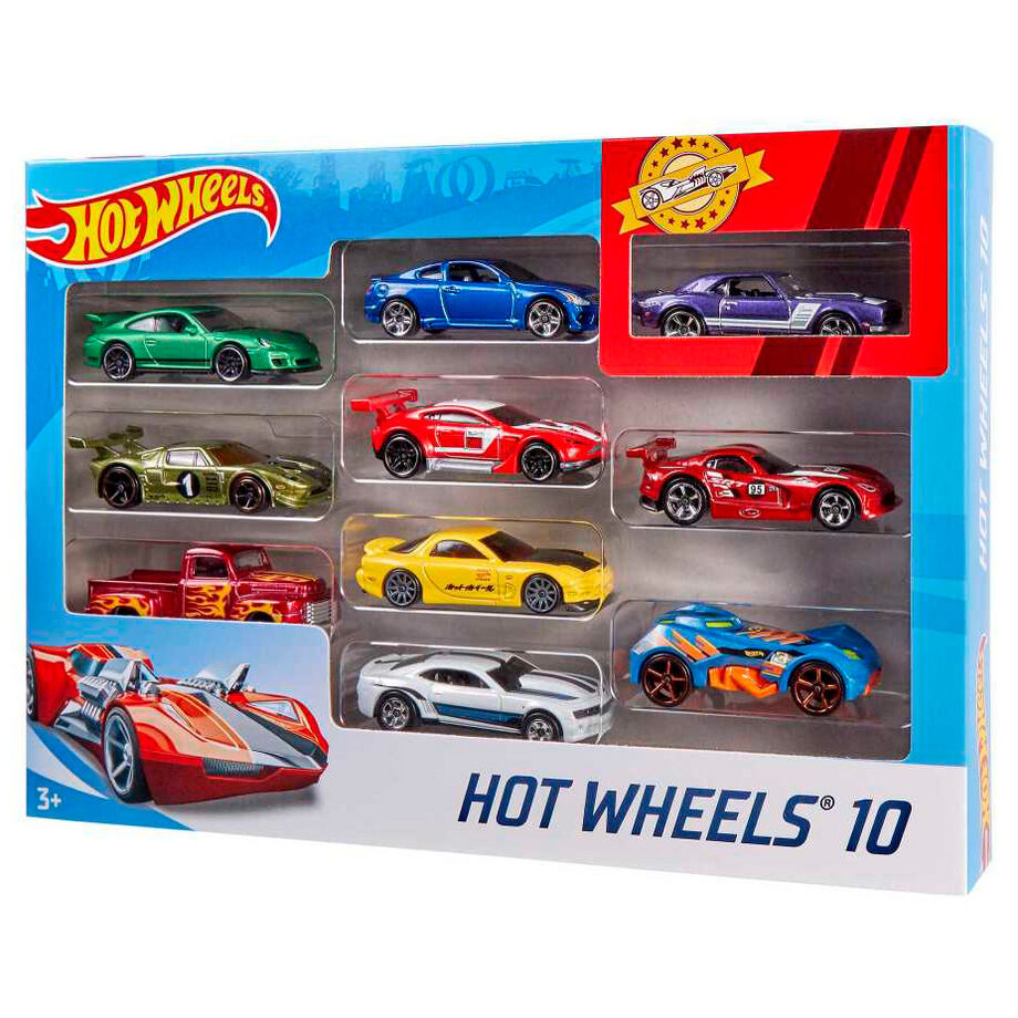 Blíster Hot Wheels con 10 coches a escala 1:64 - 4