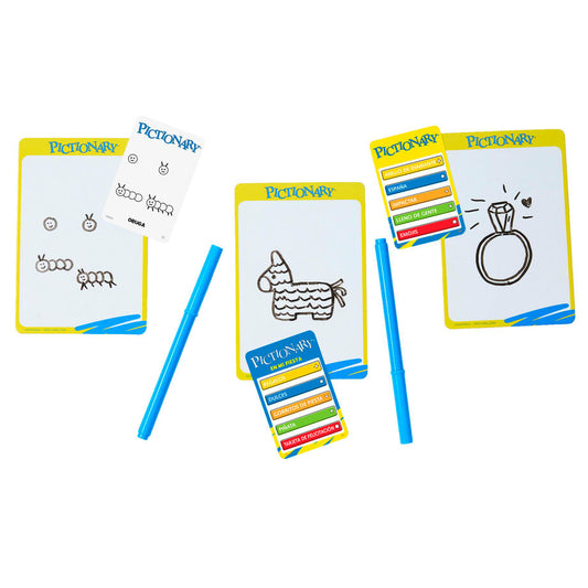 Caja del juego de mesa Pictionary en español de Mattel - 5