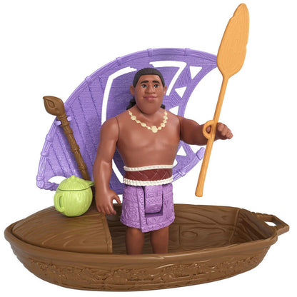 Muñeca sorpresa de Vaiana Moana 2 con canoa y vela - 5
