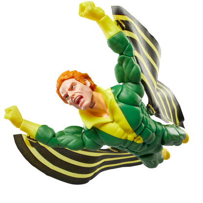 Figura articulada de Banshee de X-Men en verde y amarillo - 9