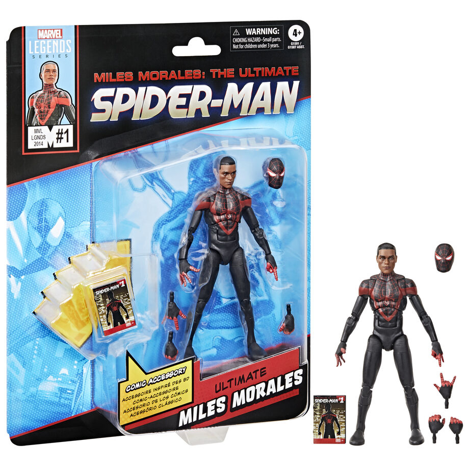 Figura articulada de Miles Morales Ultimate Spider-Man con accesorios - 3