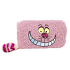 Cartera rosa de Cheshire Disney con textura afelpada