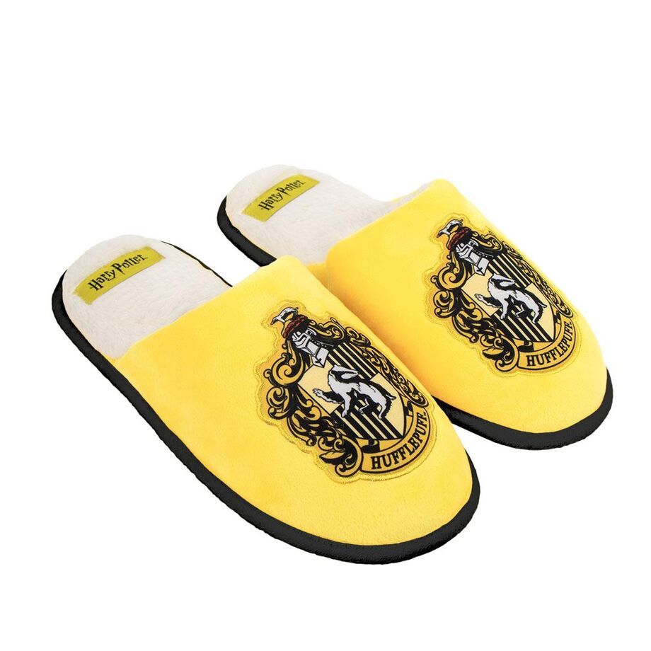 Pantuflas amarillas Hufflepuff de Harry Potter para adulto