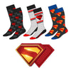 Set de calcetines Superman DC Comics con tres diseños