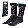 Calcetines negros de Black Panther Marvel con diseño Wakanda Forever