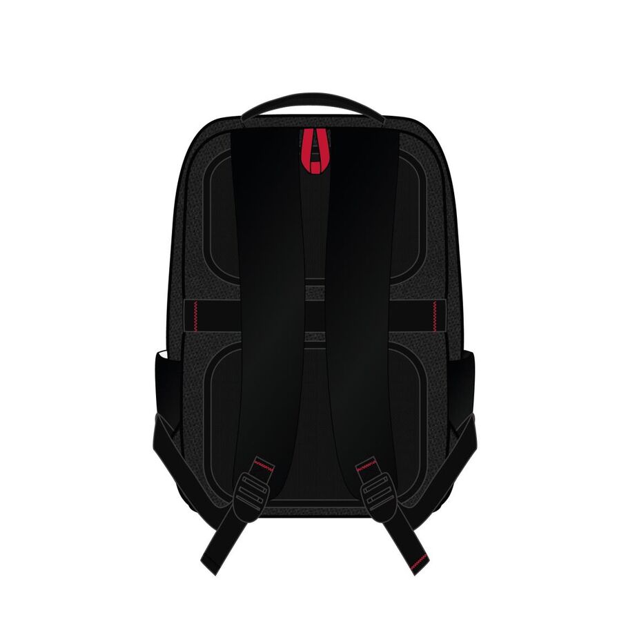 Mochila negra de Superman DC Comics con escudo rojo - 2