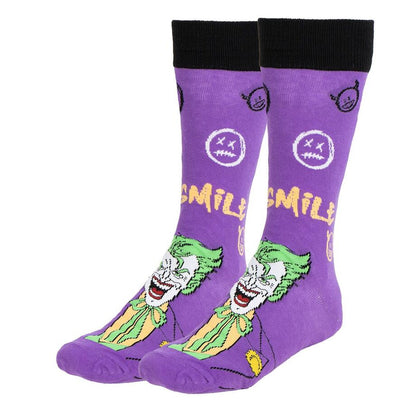 Set de tres pares de calcetines Joker DC Comics en caja - 2