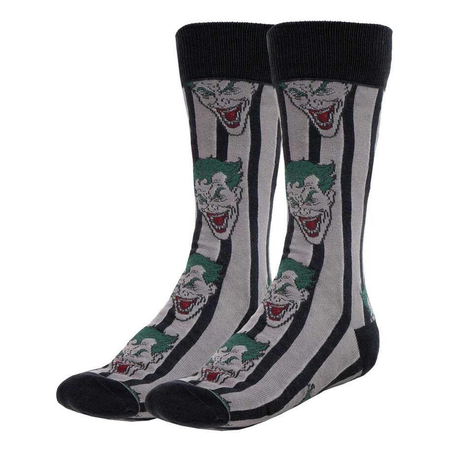 Set de tres pares de calcetines Joker DC Comics en caja - 3