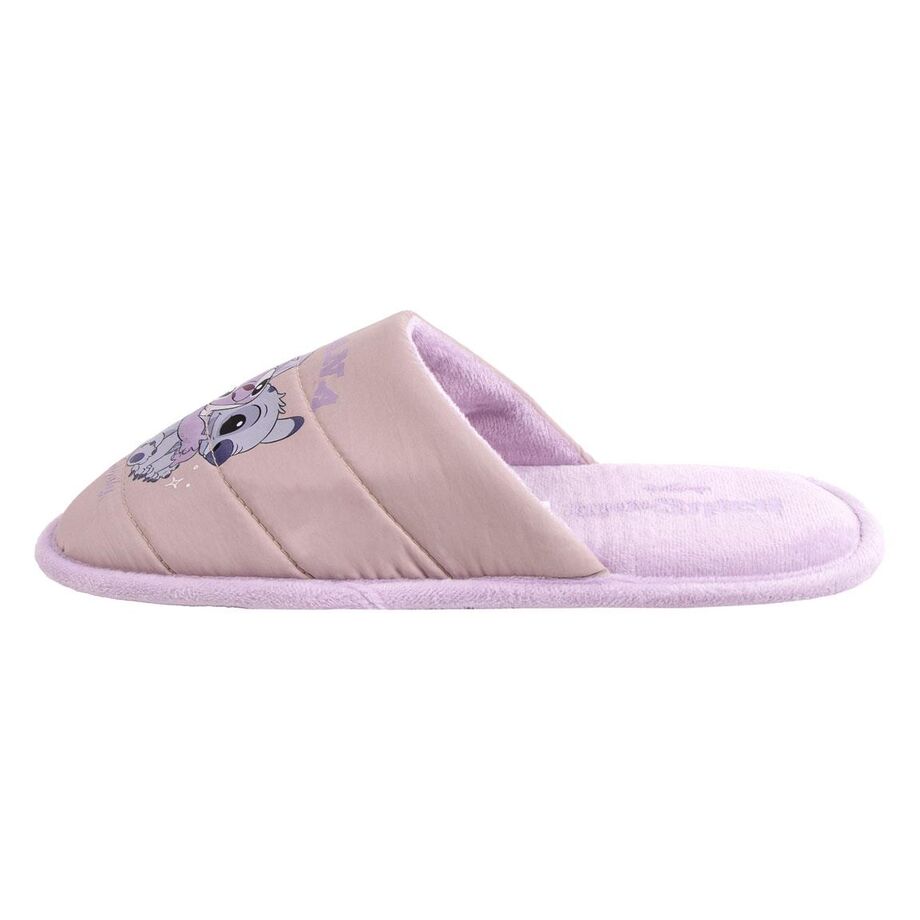 Pantuflas de adulto Stitch Disney en rosa y lila - 3