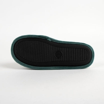 Pantuflas verdes de adulto con escudo de Slytherin de Harry Potter - 4
