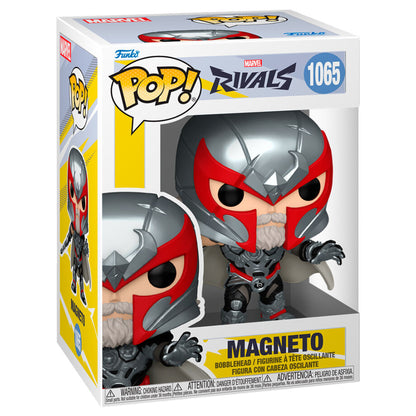 Figura Funko POP! de Magneto de Marvel Rivals con casco, armadura y capa - 2