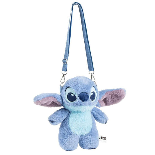 Bolso de peluche azul de Stitch Disney con bandolera