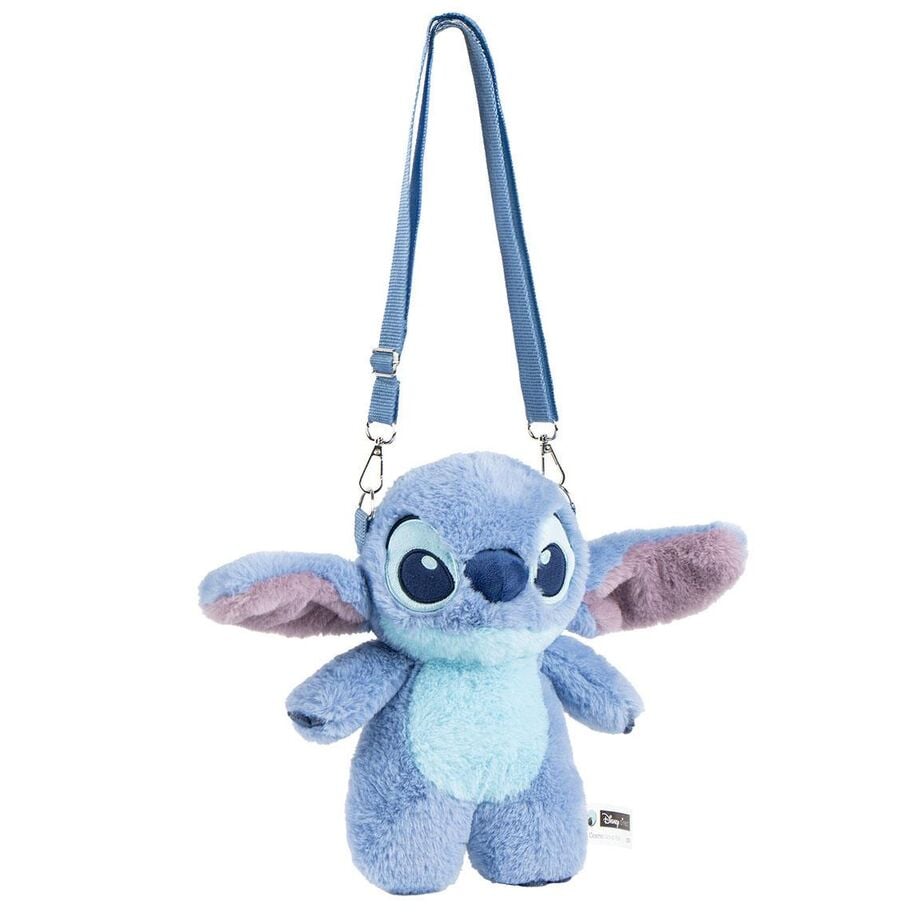 Bolso de peluche azul de Stitch Disney con bandolera